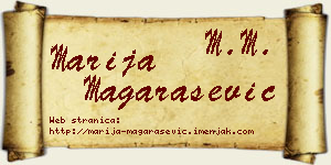 Marija Magarašević vizit kartica